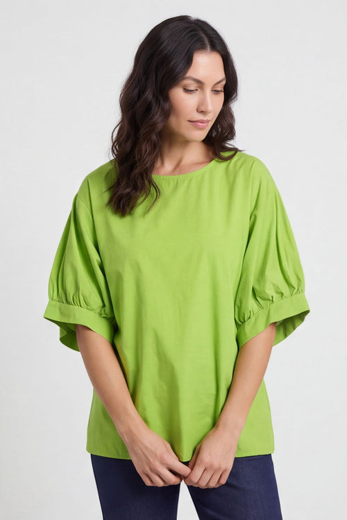 Lallie Cotton Top Green - Image 1