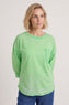 Amelie Washed Pocket Cotton Top Green – image 1 of 4