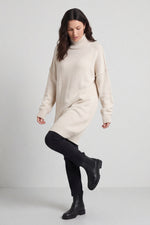 Bridie Polo Neck Knitted Tunic Stone Stone - Bridie Polo Neck Knitted Tunic Stone – image 2 of 6