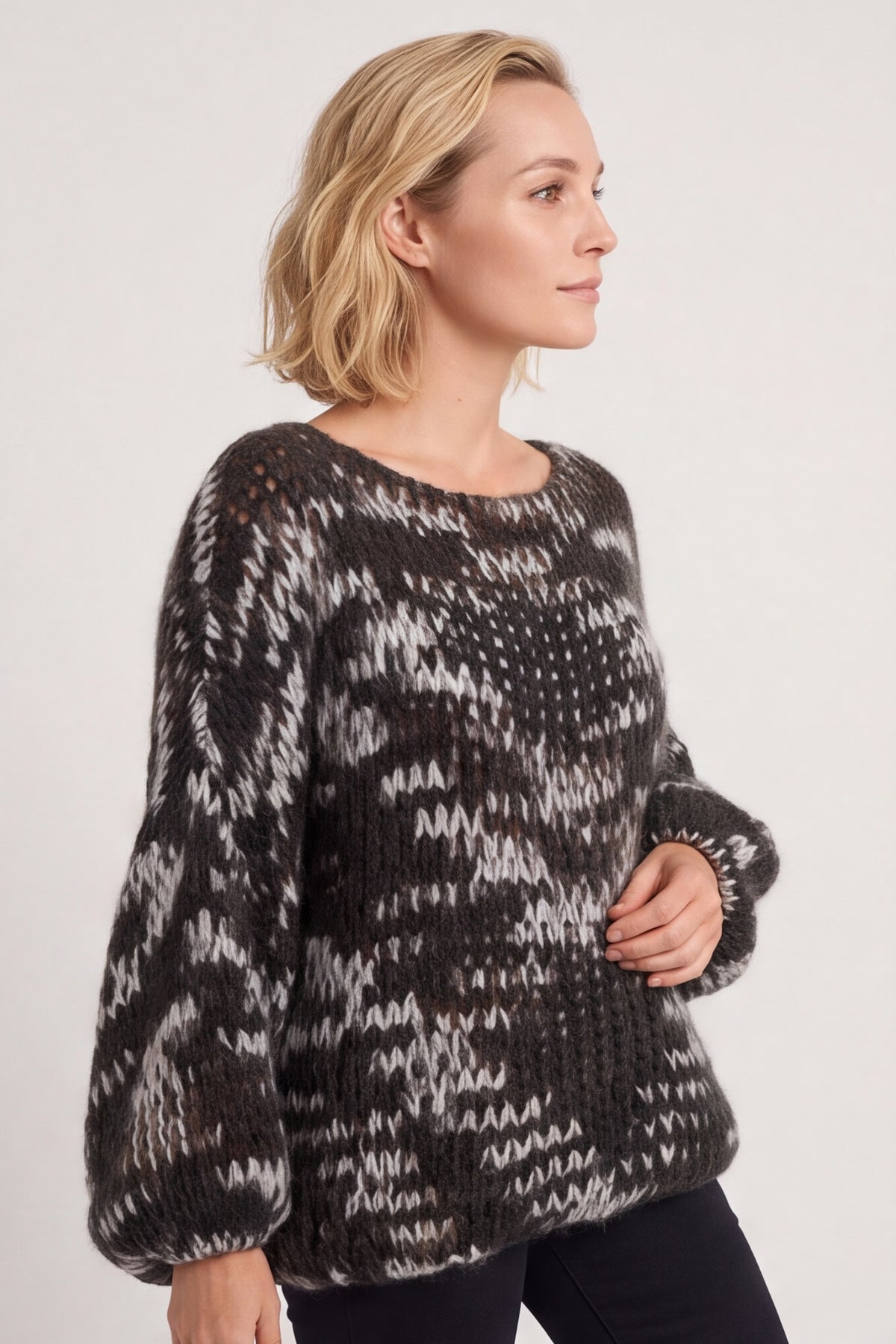 Leatrice Knitted Jumper Cocoa – image 2 of 6