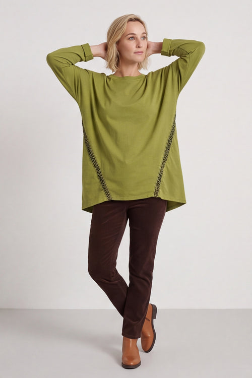Edwina Cotton Top Green – image 2 of 6