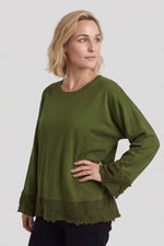 Nitara Cotton Top Olive Olive - Nitara Cotton Top Olive – image 2 of 6