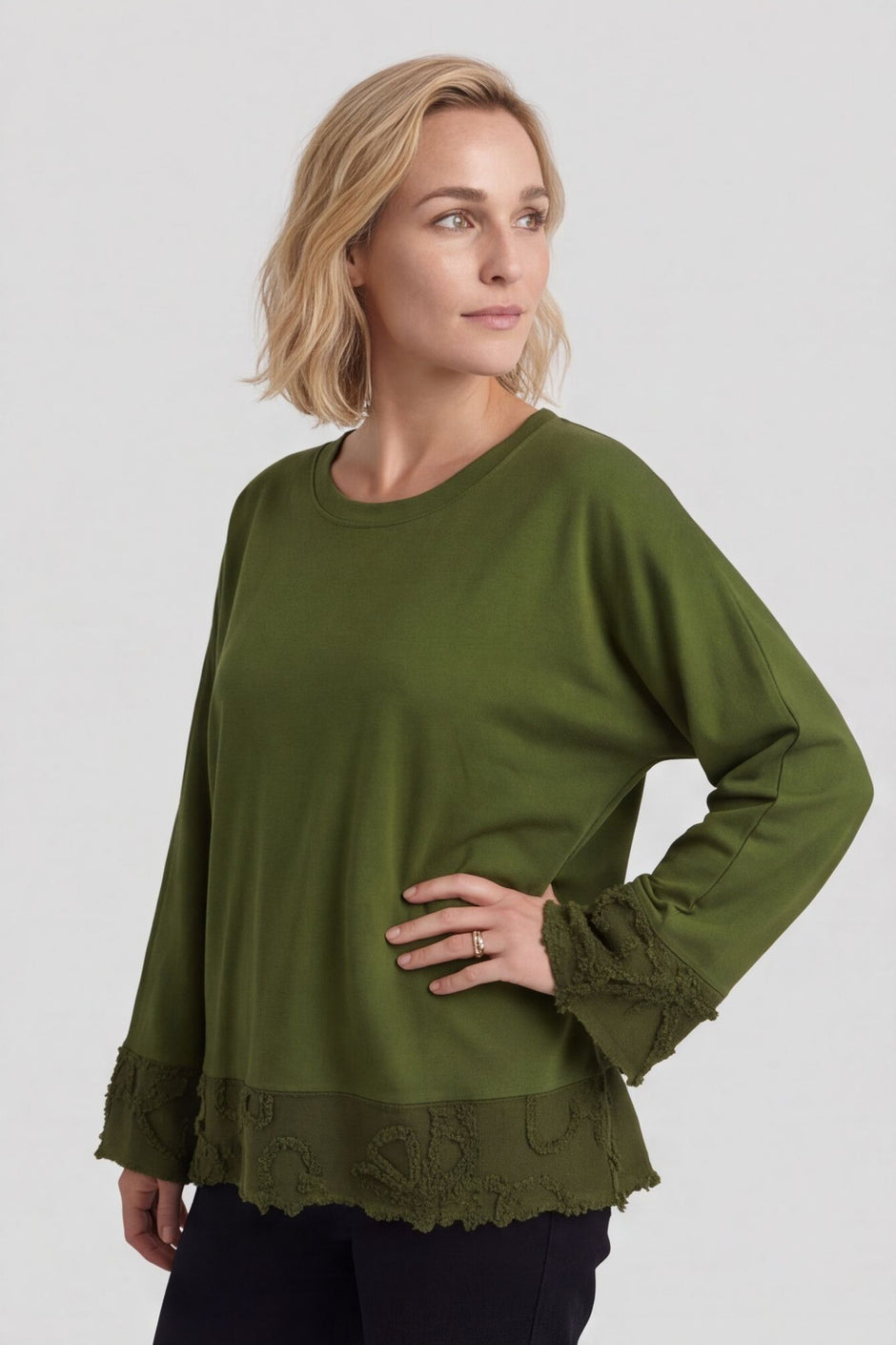 Nitara Cotton Top Olive – image 2 of 6