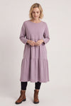 Petunia Tiered Cotton Dress Mauve – image 1 of 5
