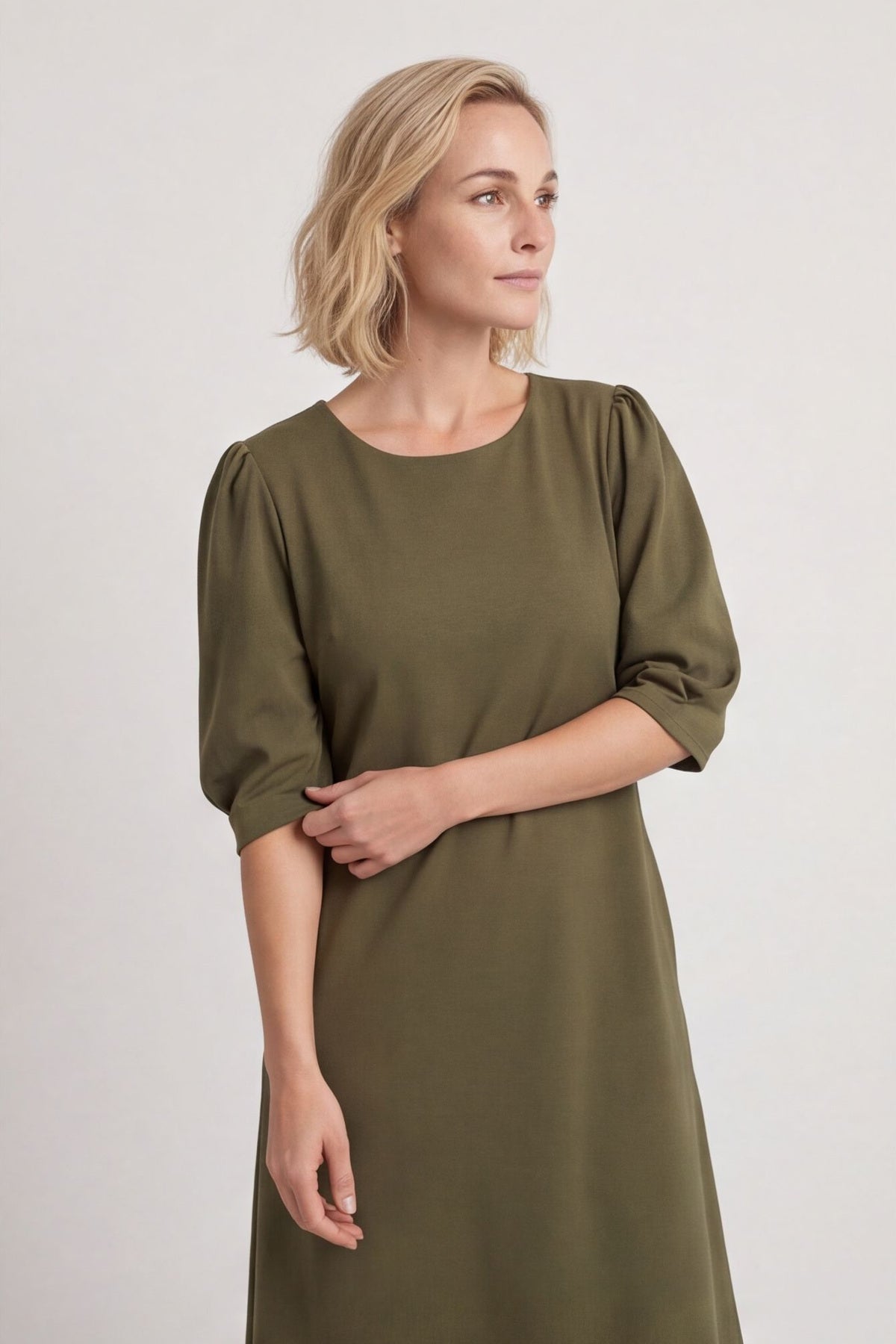 Florentina Dress Khaki – image 2 of 6