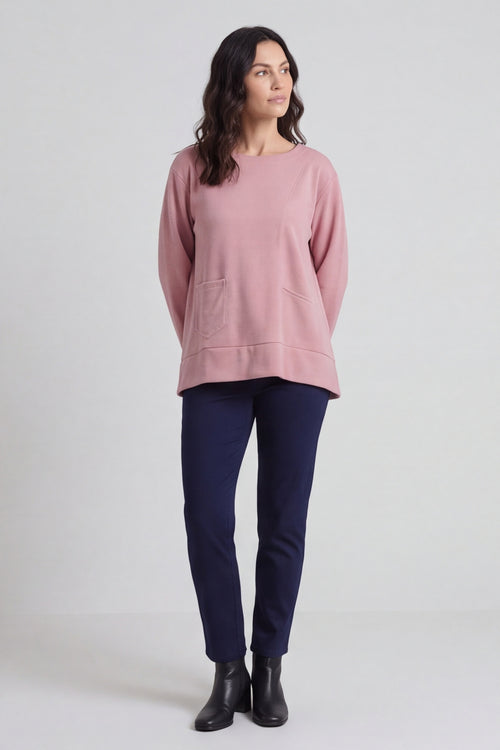 Codie Wool Top Pink – image 2 of 5