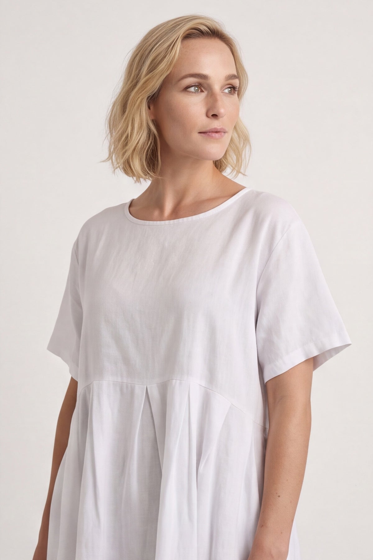 Zouch Linen Cap Sleeve Dress – image 2 of 6