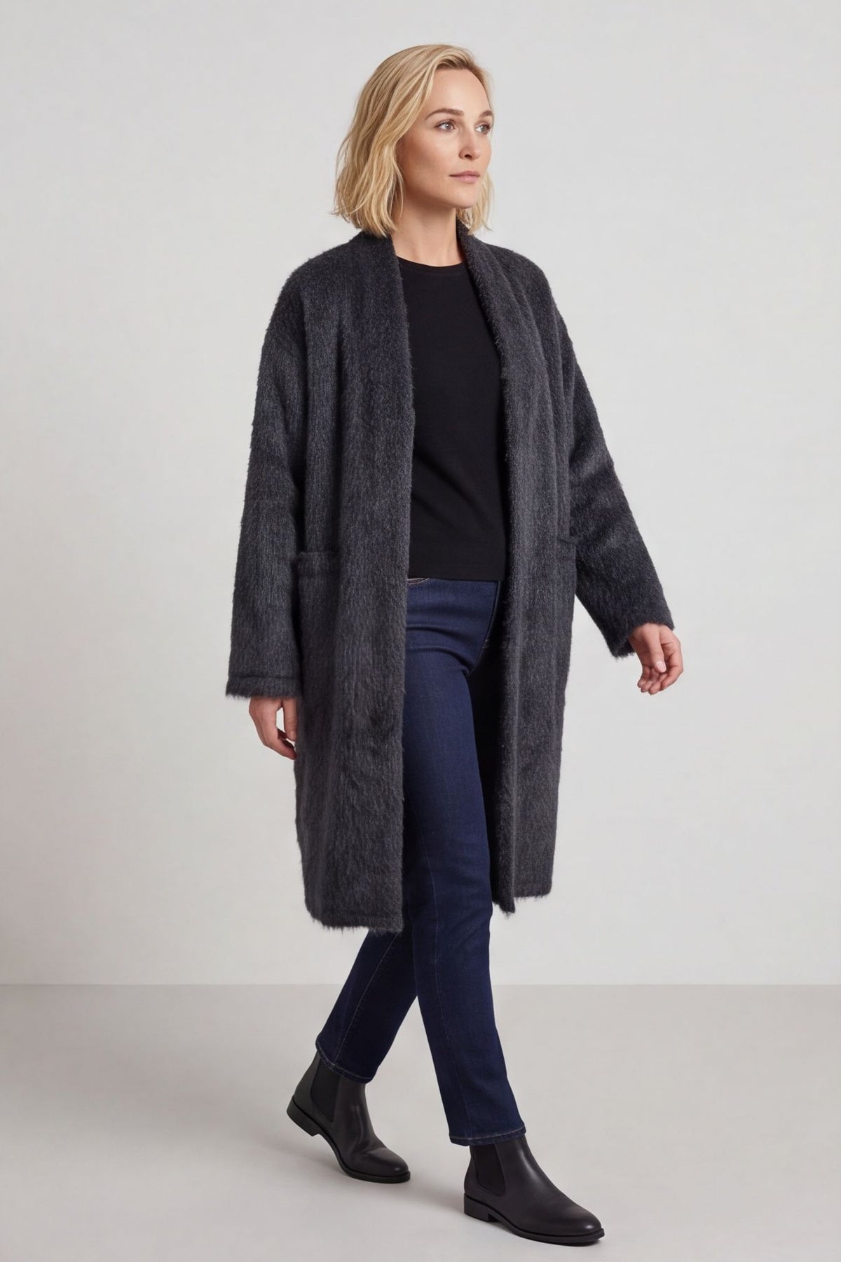 Stevie Soft Brushed Longline Jacket – image 2 of 6