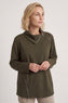 Shaye Zip Detail Cotton Top Khaki – image 2 of 6