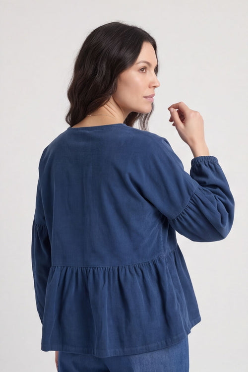 Bella Needlecord Tiered Top – image 2 of 6
