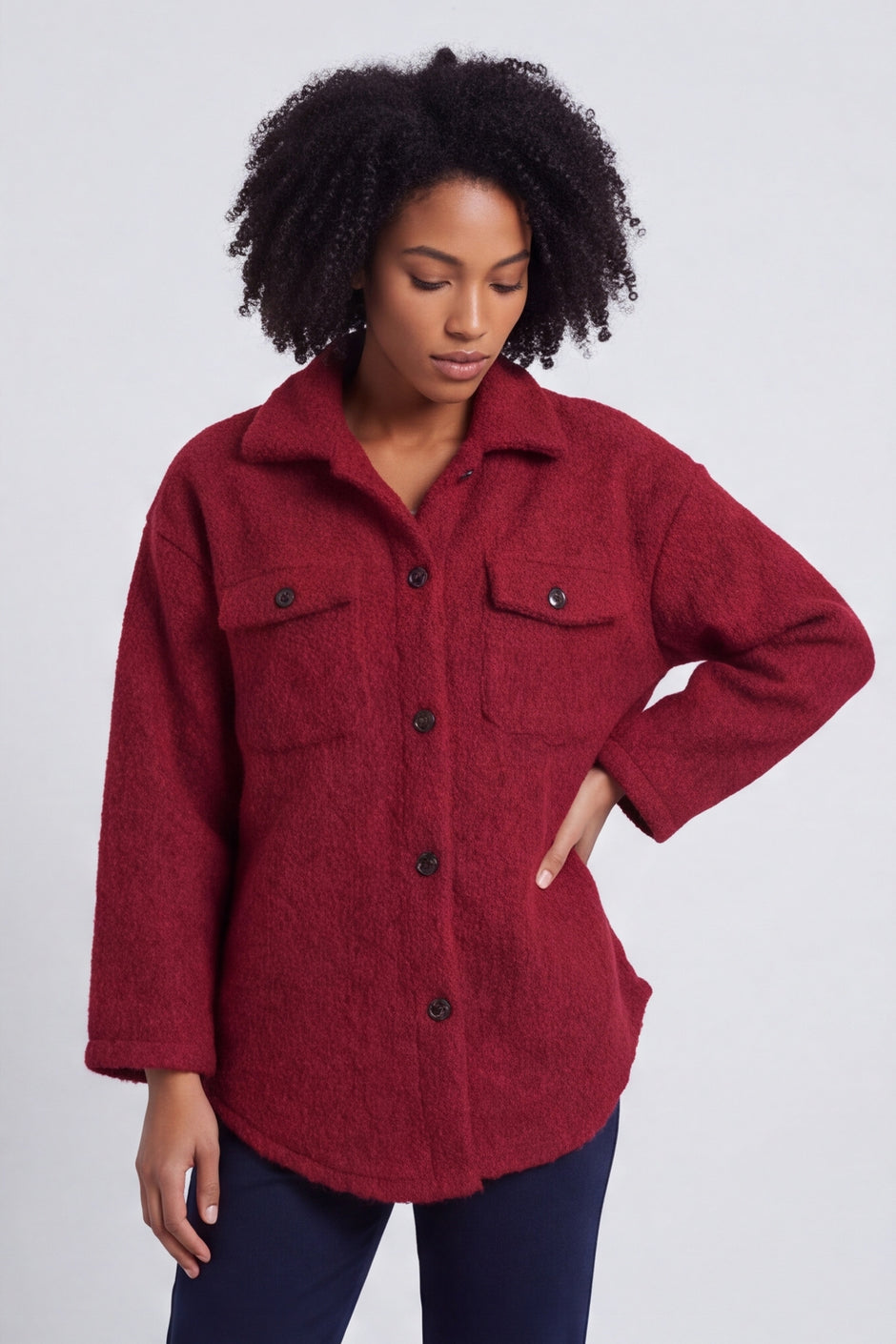 Brylee Jacket Wine – image 2 of 6