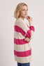 Doria Stripe Knitted Jumper Pink – image 1 of 5