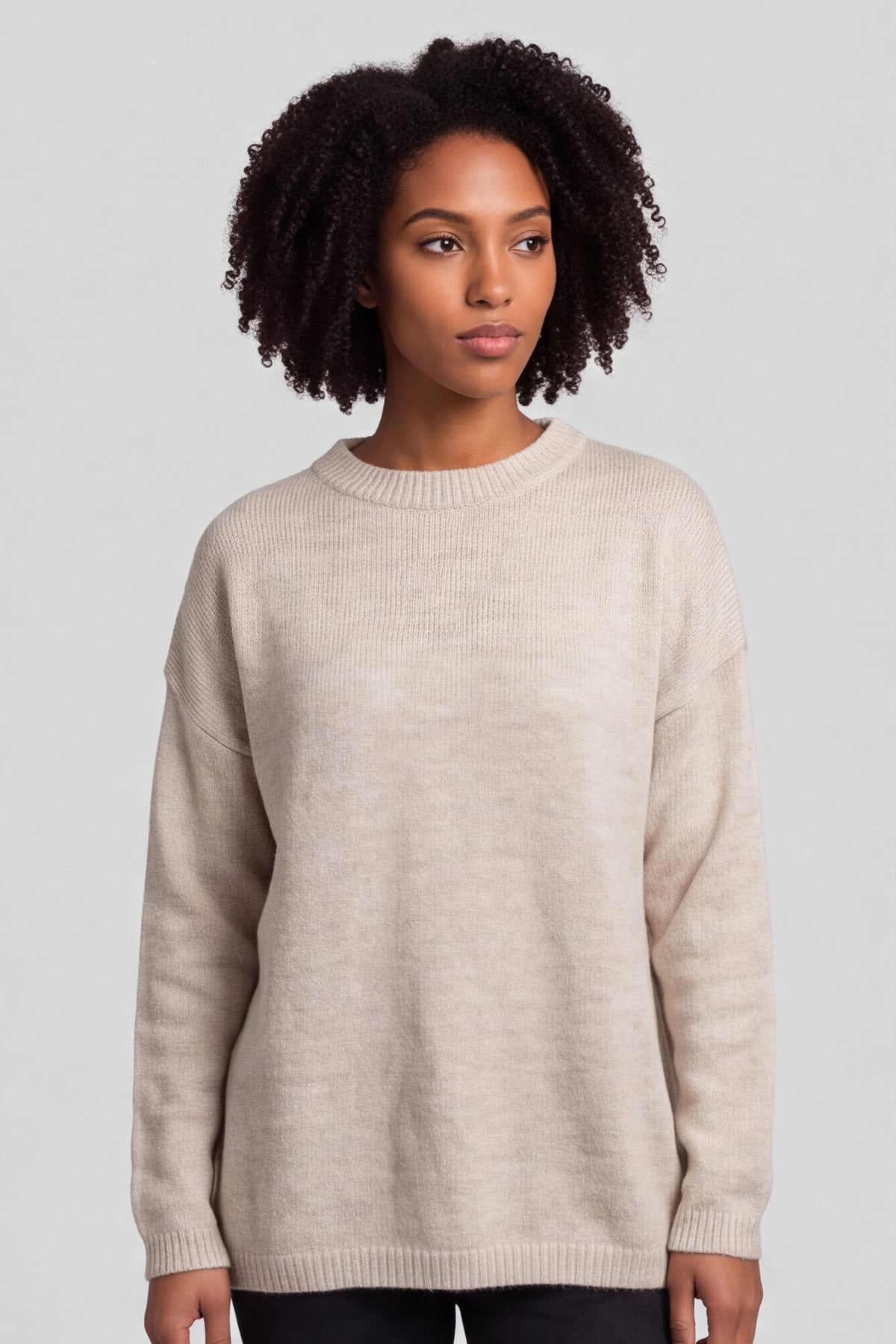 Elaine Knitted Jumper Stone – image 2 of 6