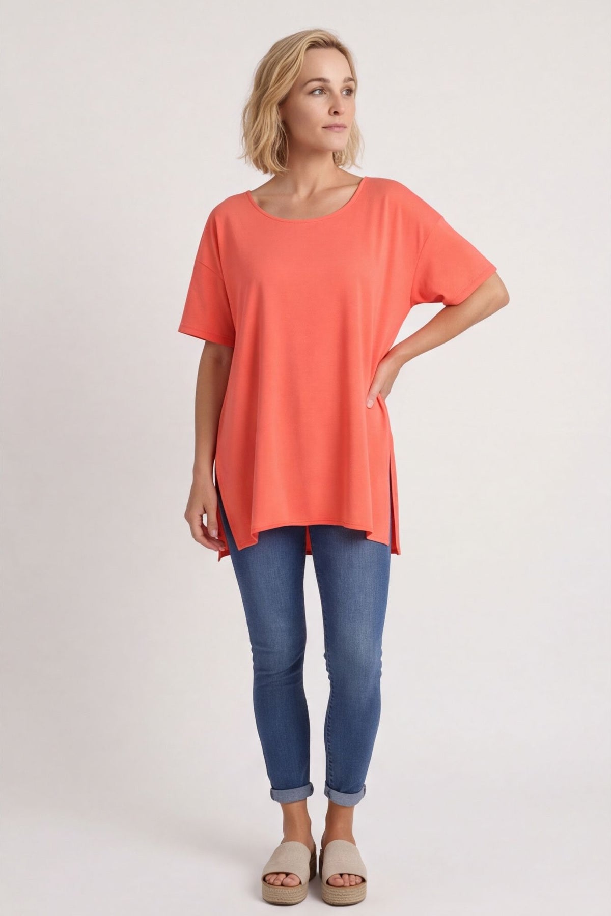Bantham Strap Back Cotton Top Orange – image 2 of 4