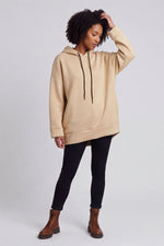 Jaylen Hooded Cotton Top Camel Camel - Jaylen Hooded Cotton Top Camel – image 2 of 6