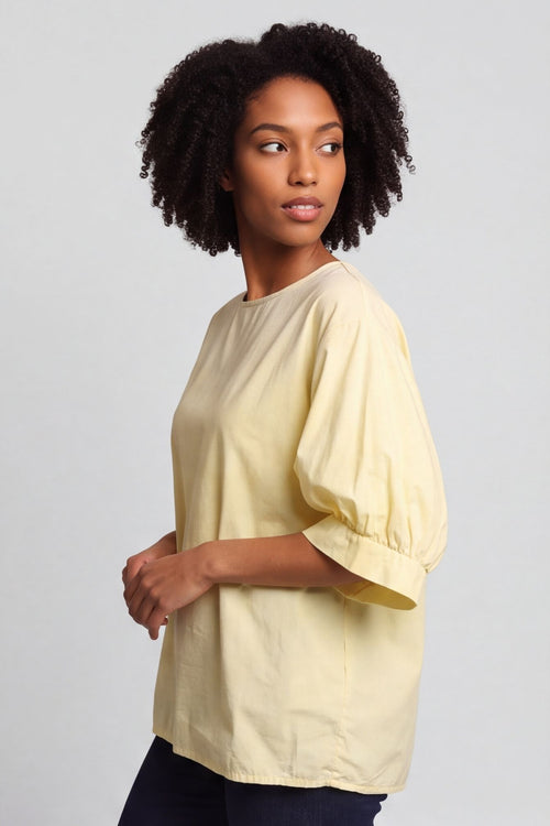 Lallie Cotton Top Yellow – image 2 of 3