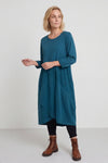 Regana Cotton Dress Teal – image 1 of 4