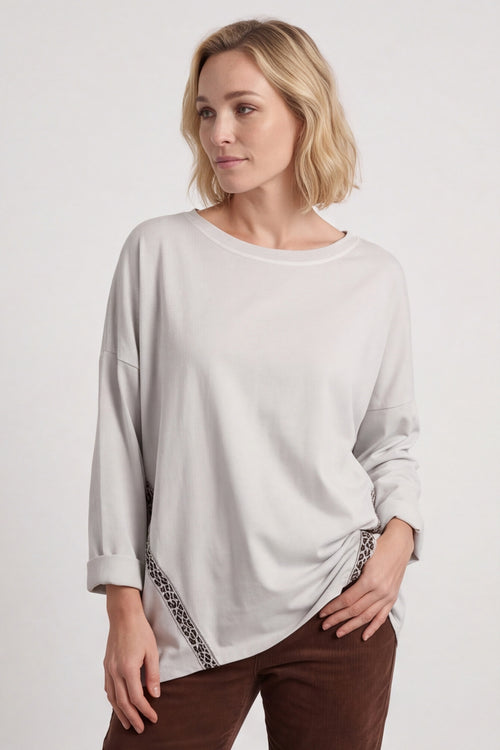 Edwina Cotton Top Stone – image 2 of 6