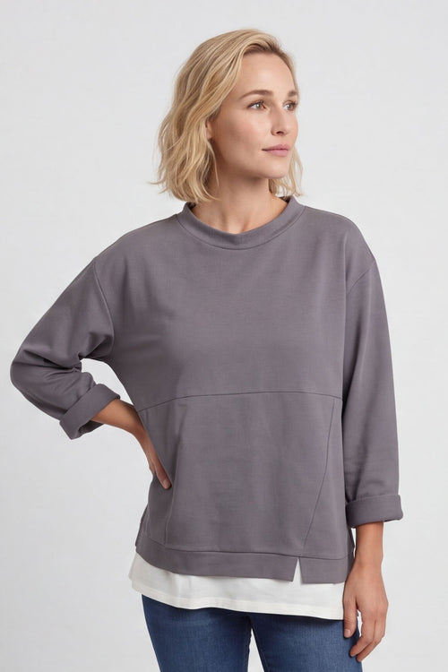 Stacey Top Mid Grey – image 2 of 5