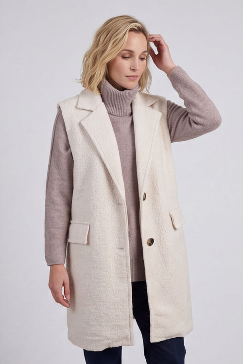 Nori Boucle Gilet Nutmeg – image 2 of 6
