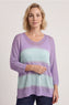 Davena Stripe Knit Top Purple – image 1 of 5