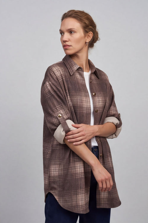 Calla Print Over Shirt – image 2 of 6