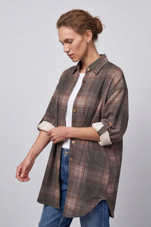 Calla Print Over Shirt – image 2 of 6
