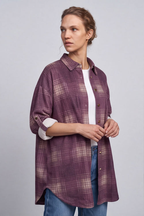Calla Print Over Shirt – image 2 of 6