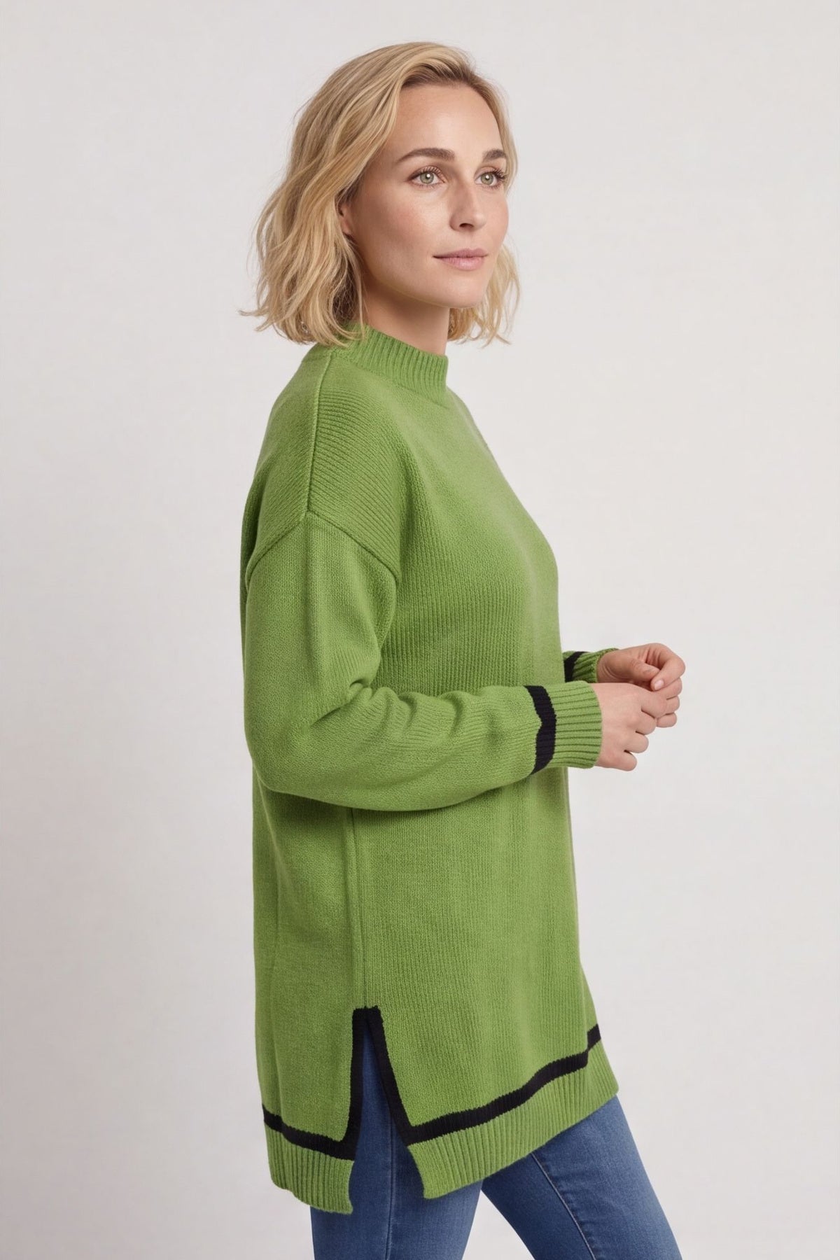 Suzette Knitted Jumper Green – image 2 of 6