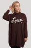 Love Knitted Jumper Dress Cocoa – image 2 of 6