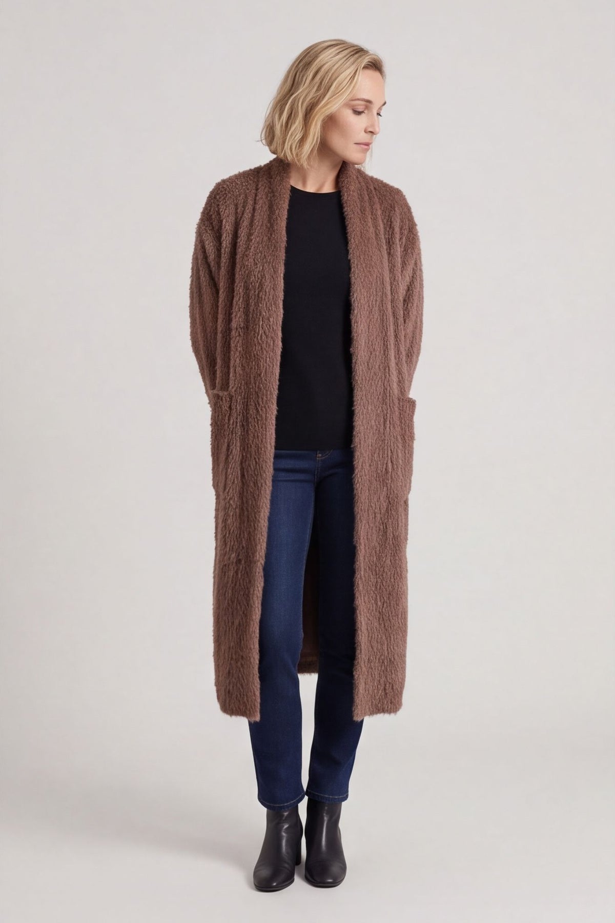 Stevie Soft Brushed Longline Jacket – image 2 of 5