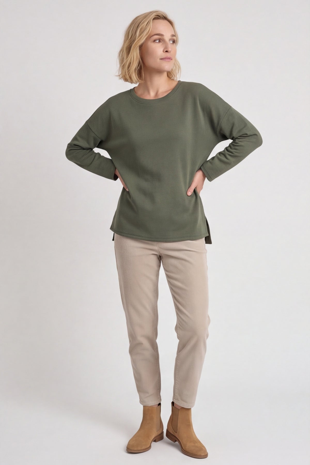 Esra Top Khaki – image 2 of 3