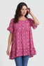 Pamber Ditsy Print Tunic Fuchsia – image 2 of 5