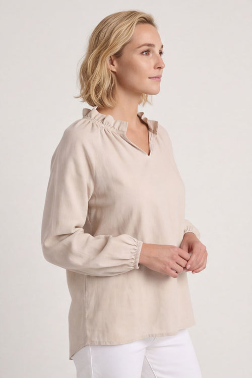 Charmaine Linen Top Stone – image 2 of 6