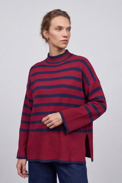 Marla Stripe Knit Top – image 2 of 6