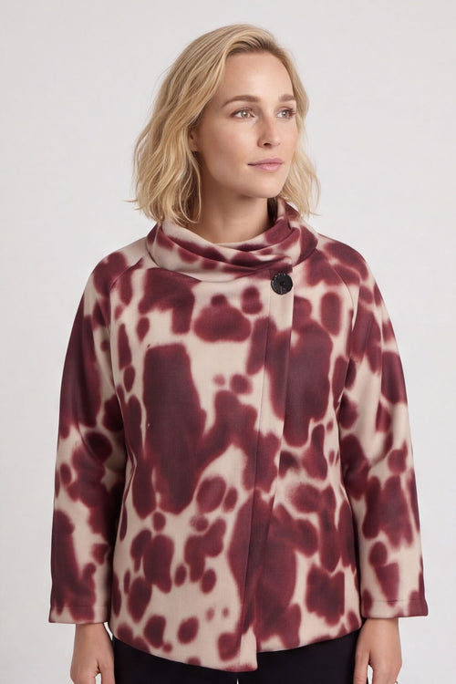 Cadence Swing Jacket Wine – image 1 of 5
