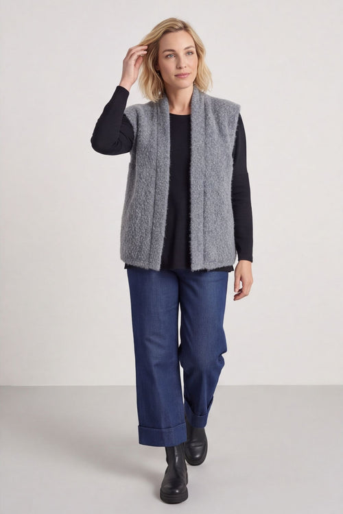 Dani Gilet Mid Grey – image 2 of 5