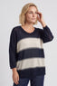 Davena Stripe Knit Top Navy – image 2 of 5