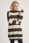 Osanna Stripe Knitted Jumper Khaki – image 2 of 6
