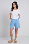 Sydney Linen Shorts Powder Blue – image 2 of 6