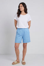 Sydney Linen Shorts Powder Blue Powder Blue - Sydney Linen Shorts Powder Blue – image 2 of 6
