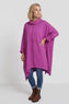 Posy Cowl Oversized Cotton Top Magenta – image 2 of 6
