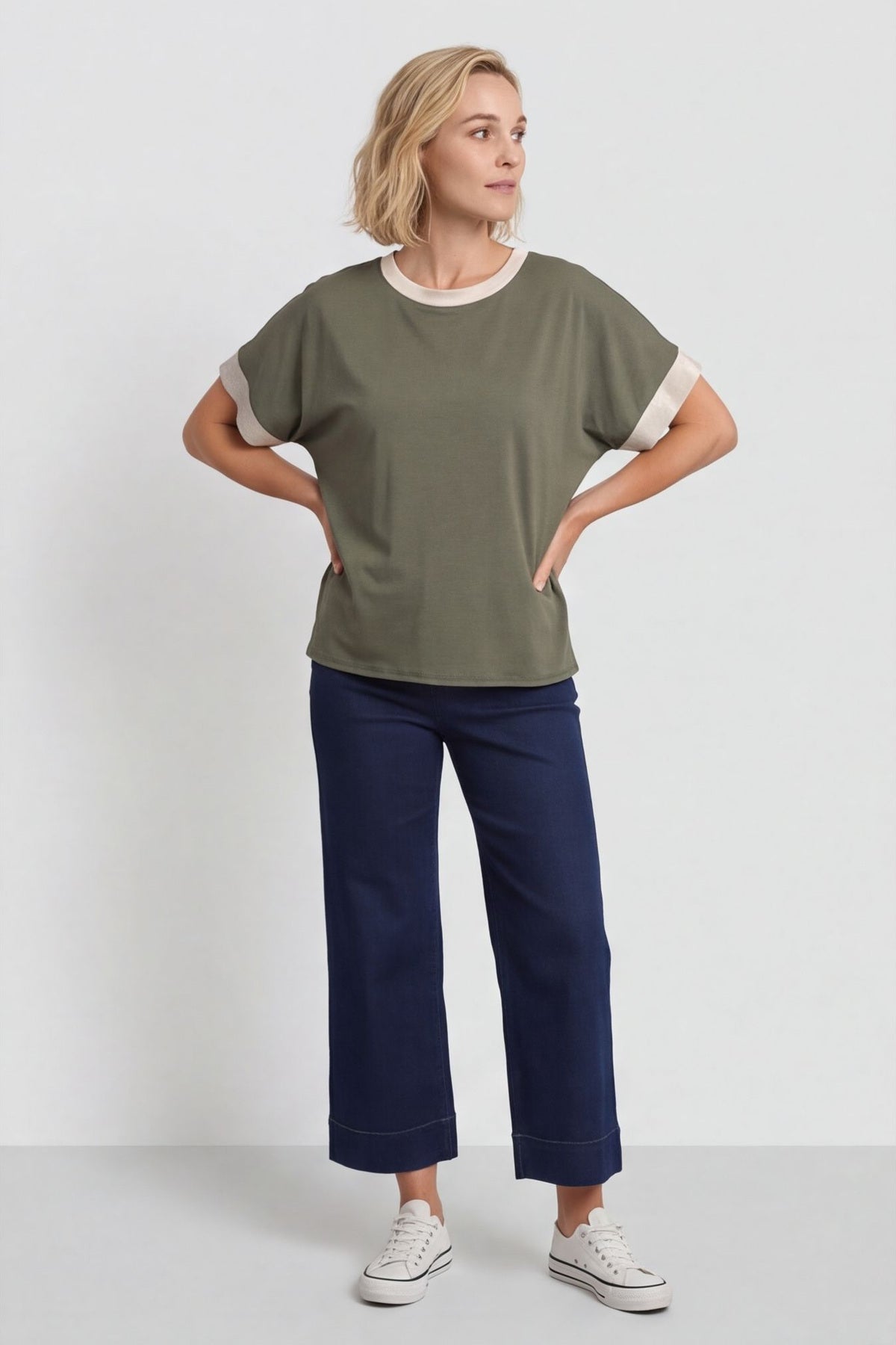 Delma Top Khaki – image 2 of 6