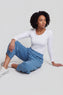 Jerilyn Cotton Trousers Blue – image 1 of 4