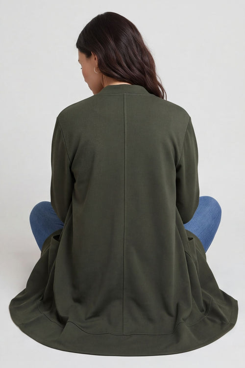 Ernestina Button Jacket Khaki – image 2 of 6