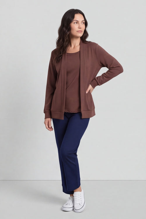 Evianna Knitted Top Cocoa – image 2 of 6