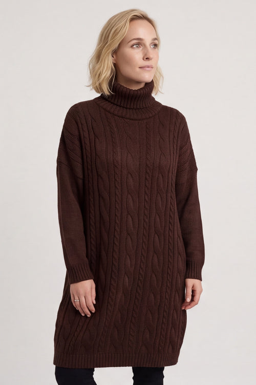 Moira Polo Knitted Jumper Cocoa – image 2 of 6