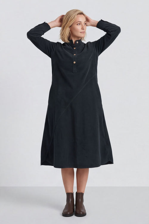 Ruby Needlecord Button Dress – image 2 of 5