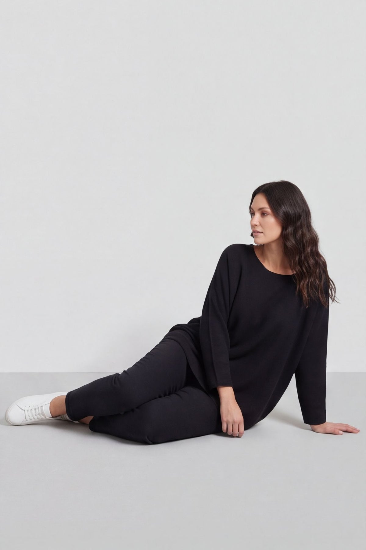 Leah Knitted Jumper Black – image 2 of 6
