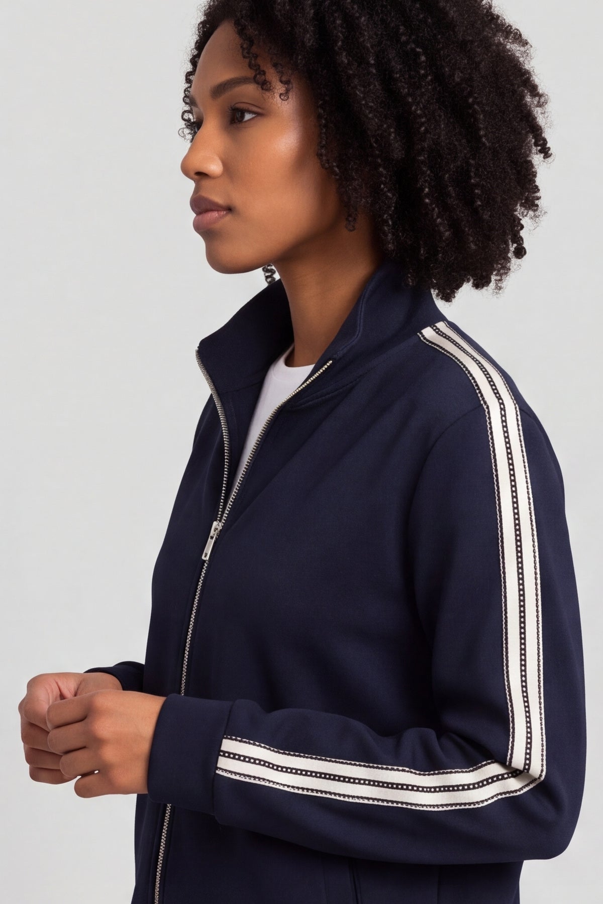 Safiya Zip Jacket Black – image 2 of 6
